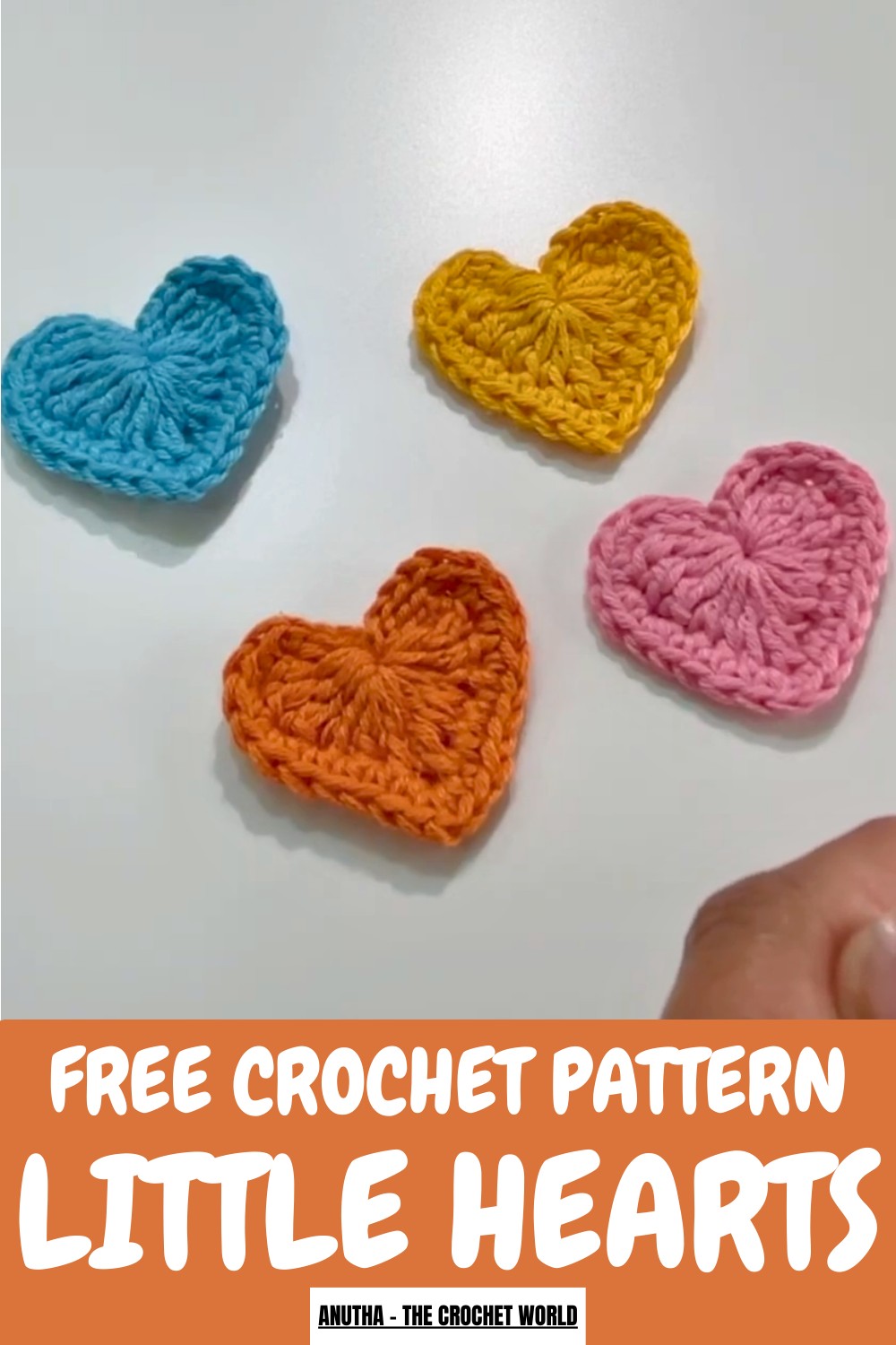 Crochet Little Hearts Pattern