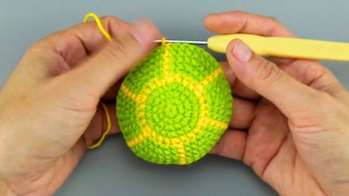 Crochet Little Turtle Amigurumi Pattern 6