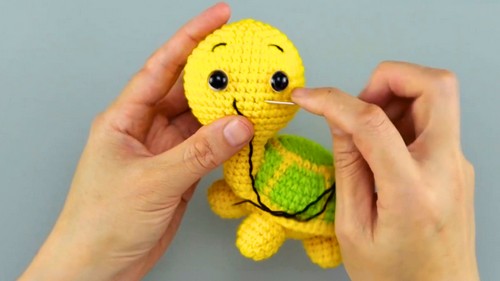 Crochet Little Turtle Amigurumi Pattern 7