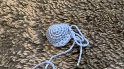 Crochet Mike Wazowski Pattern 7