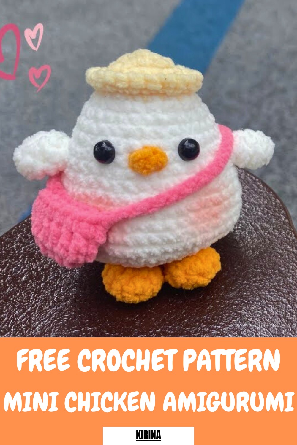 Crochet Mini Chicken Amigurumi Pattern