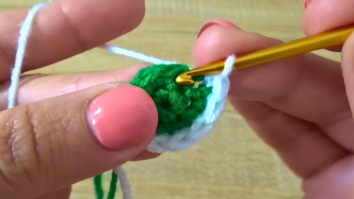 Crochet Mini Christmas Stocking Pattern 3