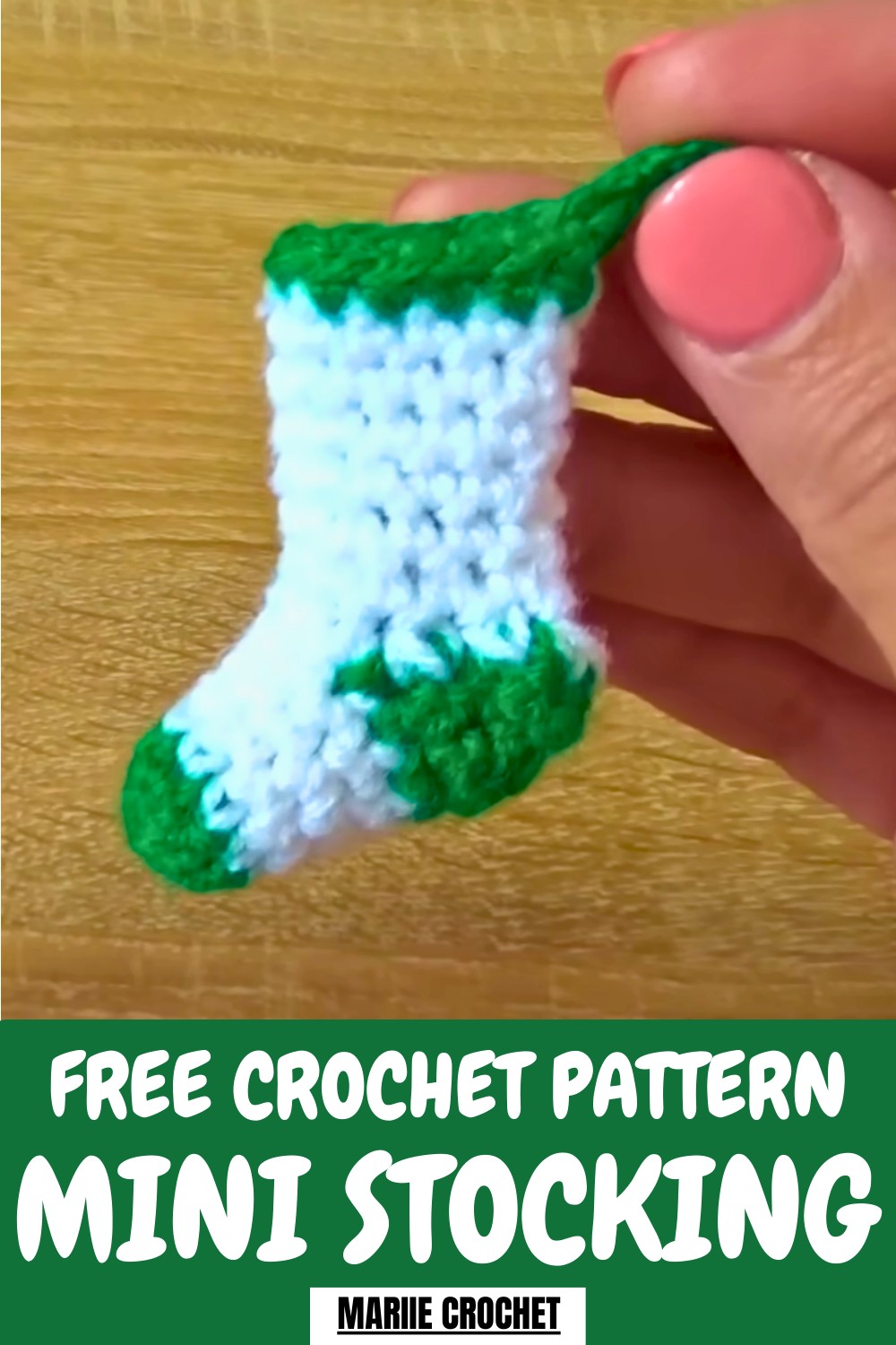 Crochet Mini Christmas Stocking Pattern