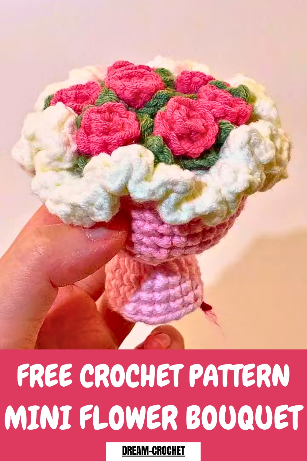 Crochet Mini Flower Bouquet Pattern