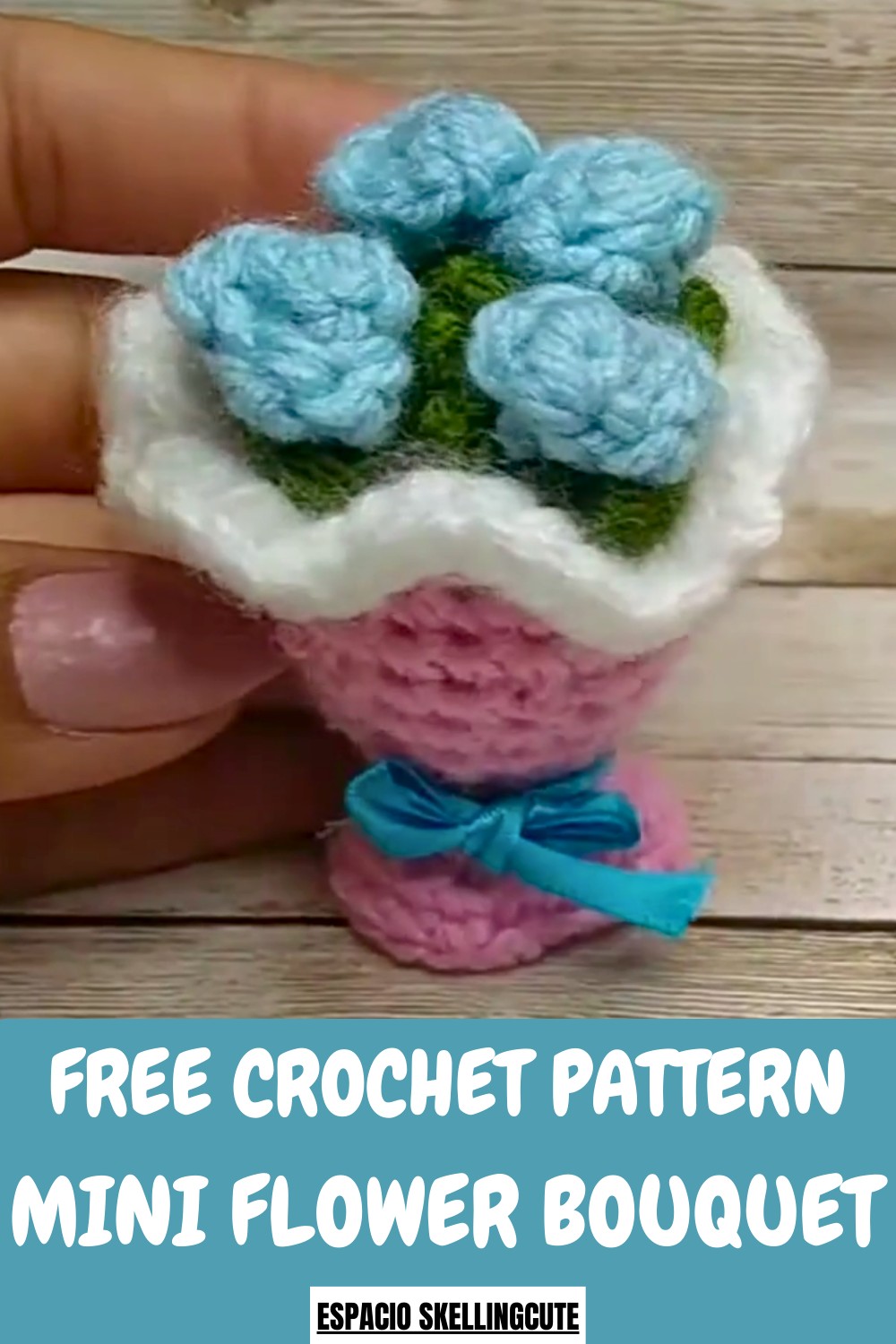 Crochet Mini Flower Bouquet Pattern