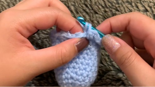 Crochet Mini Ghost Amigurumi Pattern 5