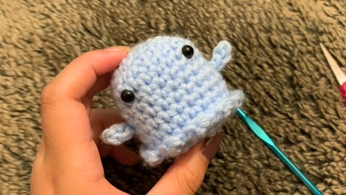 Crochet Mini Ghost Amigurumi Pattern 6