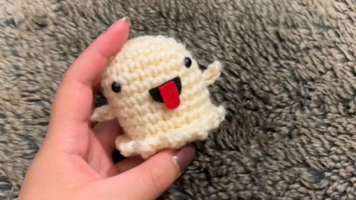 Crochet Mini Ghost Amigurumi Pattern 7