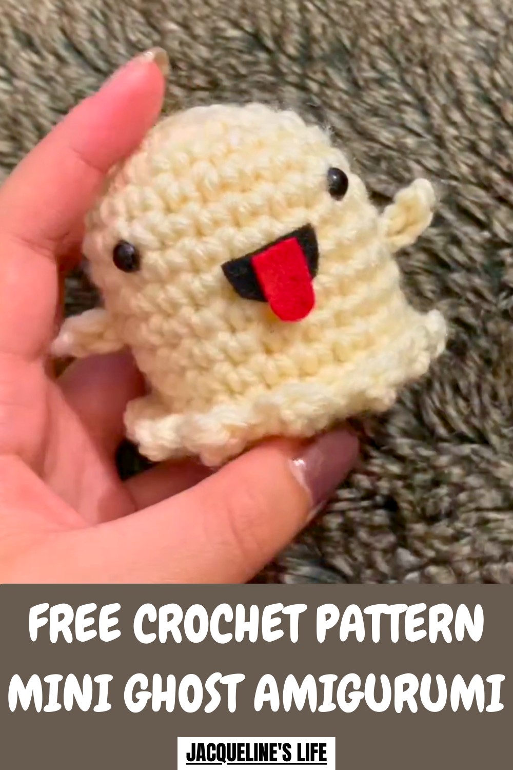 Crochet Mini Ghost Amigurumi Pattern