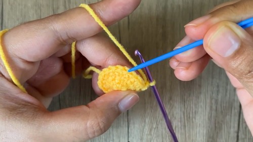 Crochet Mini Lemon Amigurumi Pattern 3