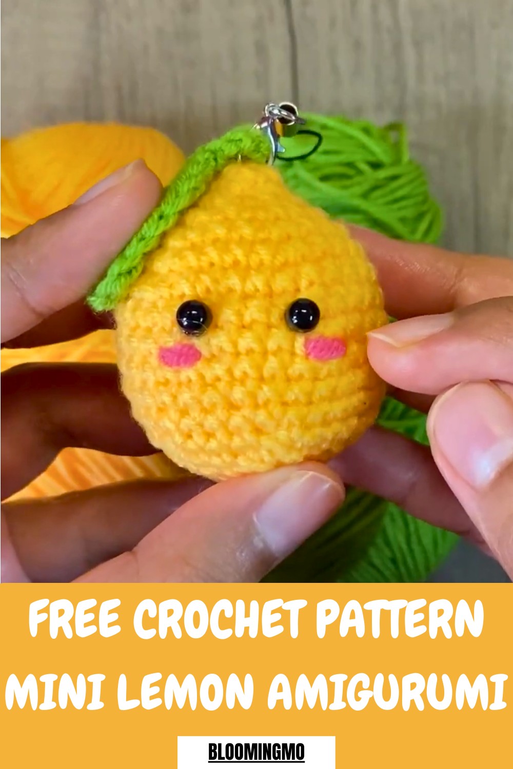 Crochet Mini Lemon Amigurumi Pattern
