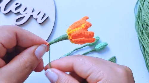 Crochet Mini Lily Flower Pattern 7