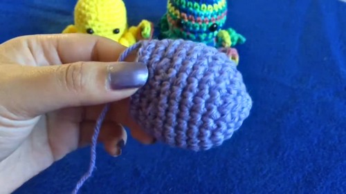 Crochet Mini Octopus Keychain Pattern 5