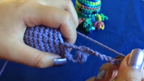 Crochet Mini Octopus Keychain Pattern 6