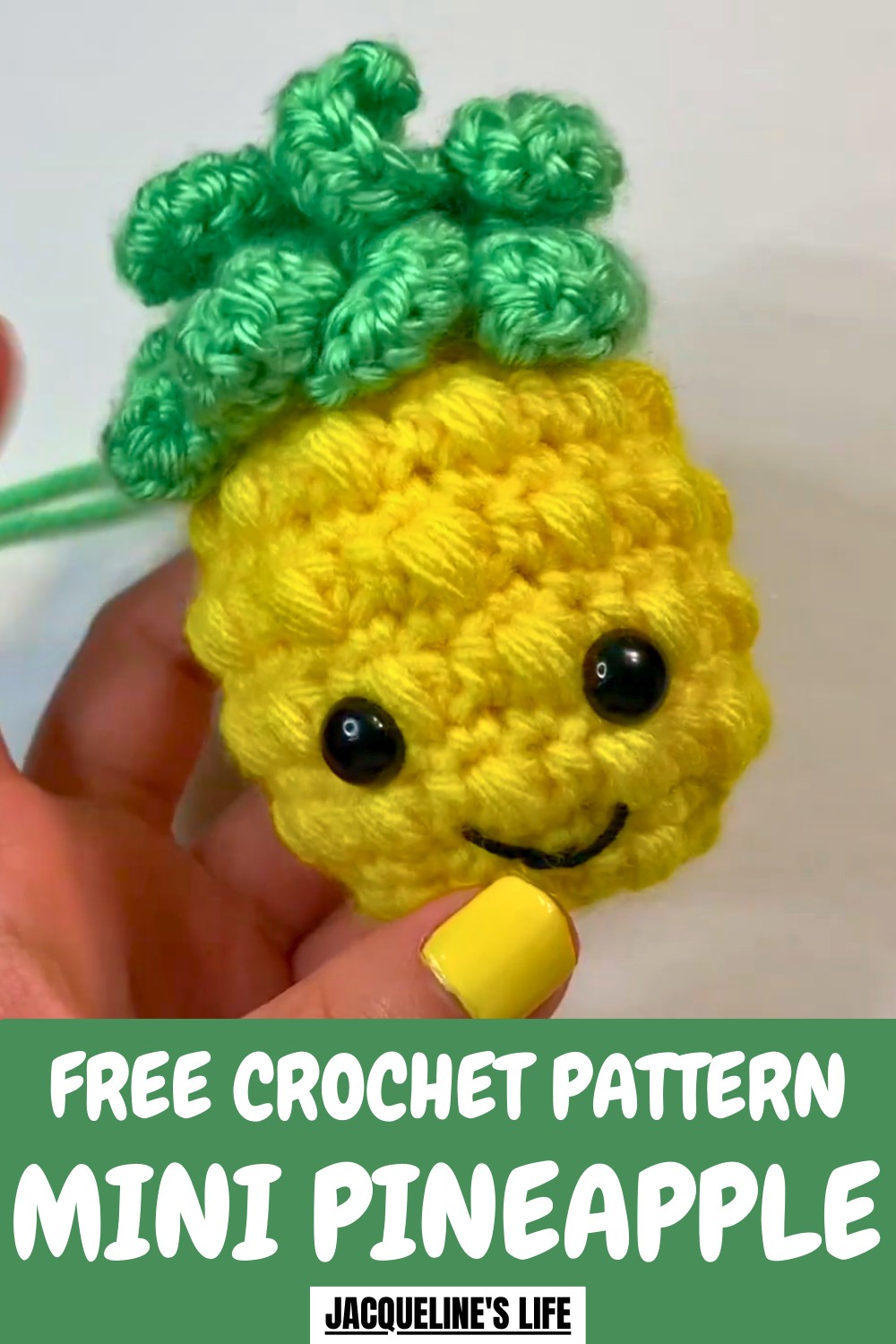 Crochet Mini Pineapple Pattern