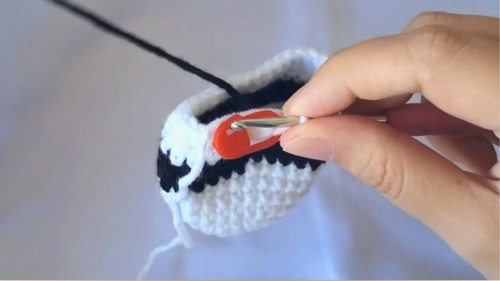 Crochet Mini Plushie Panda Pattern 4