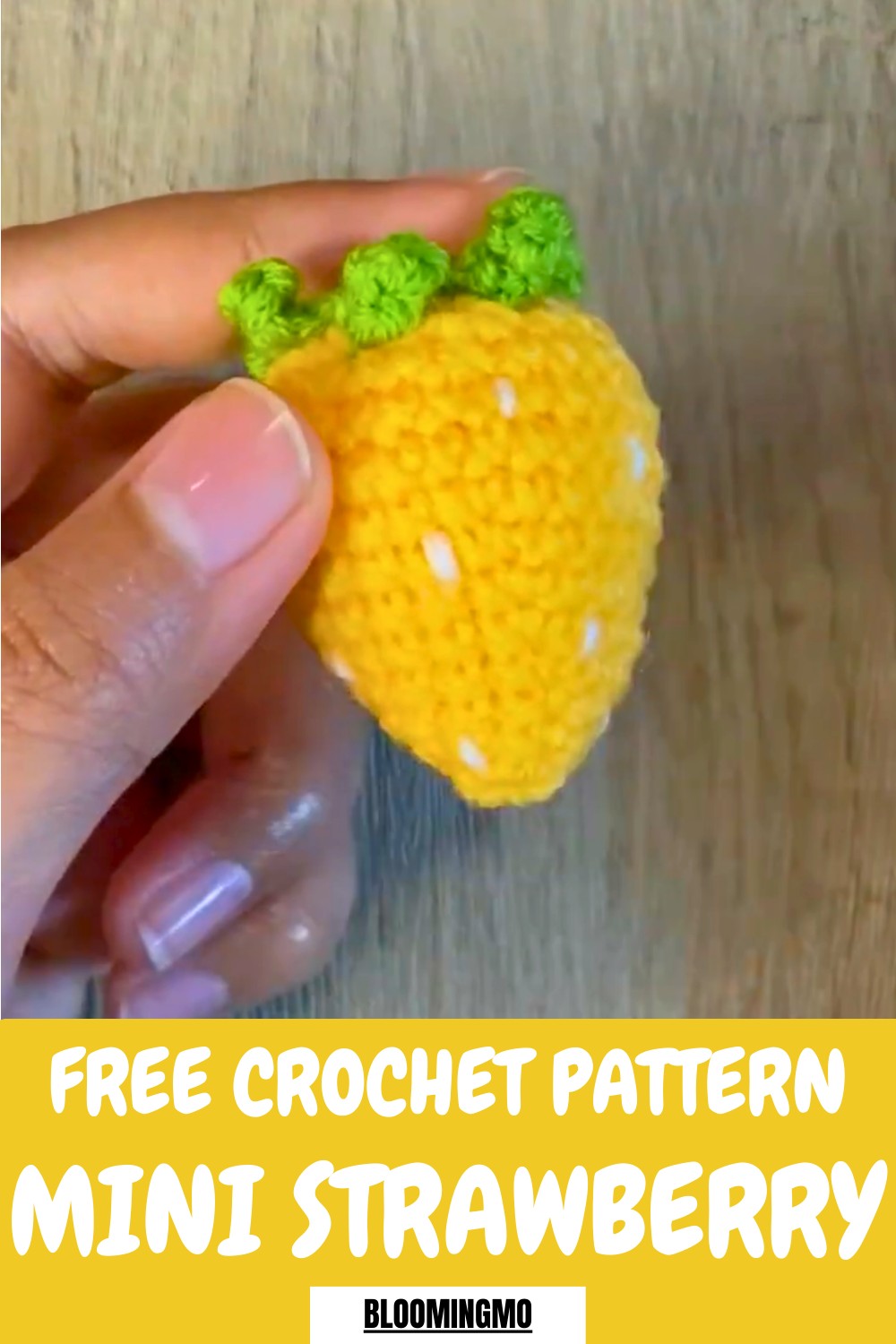 Crochet Mini Strawberry Pattern