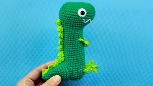 Crochet Mr. Dinosaur Amigurumi Pattern 8