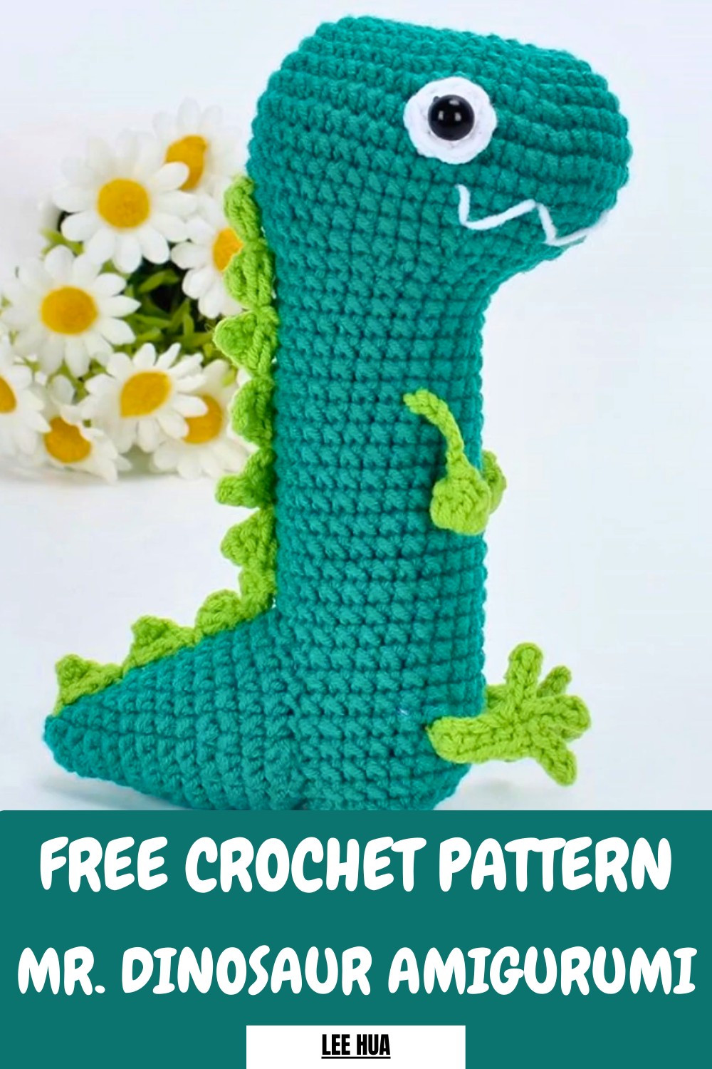 Crochet Mr. Dinosaur Amigurumi Pattern