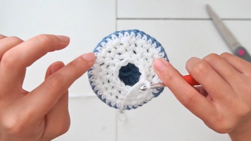 Crochet Mushroom Bag Charm Pattern 5