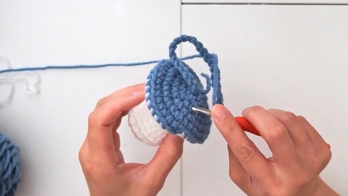 Crochet Mushroom Bag Charm Pattern 7