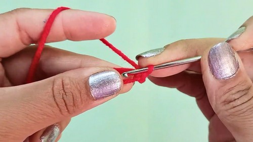 Crochet Mushroom Pouch Pattern 1