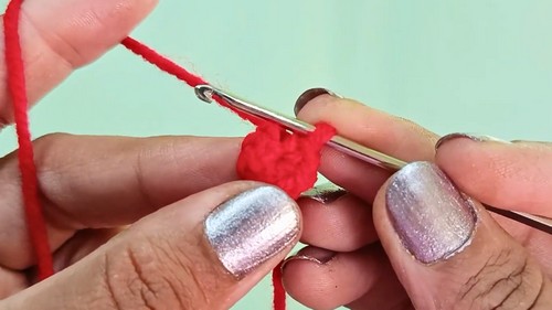Crochet Mushroom Pouch Pattern 2