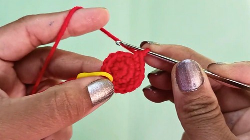 Crochet Mushroom Pouch Pattern 3