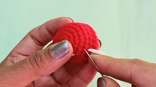 Crochet Mushroom Pouch Pattern 4