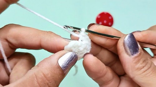 Crochet Mushroom Pouch Pattern 5