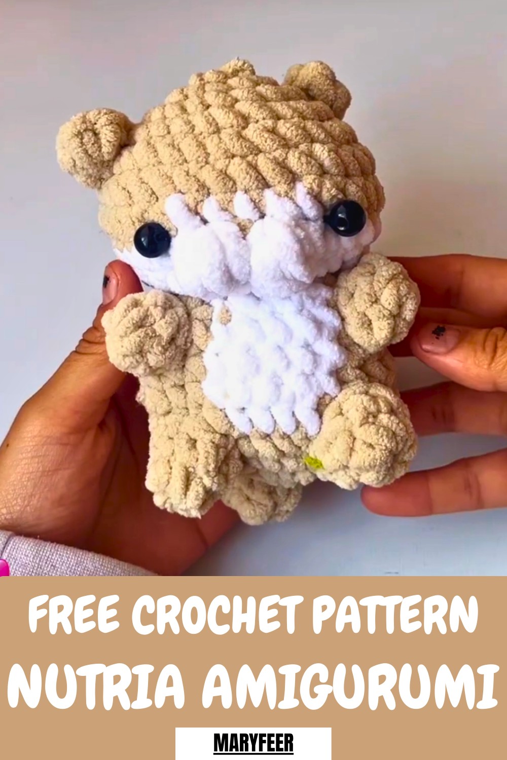 Crochet Nutria Amigurumi Pattern