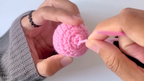 Crochet Octopus Keychain Pattern 5