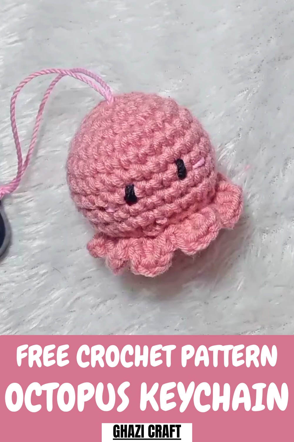 Crochet Octopus Keychain Pattern