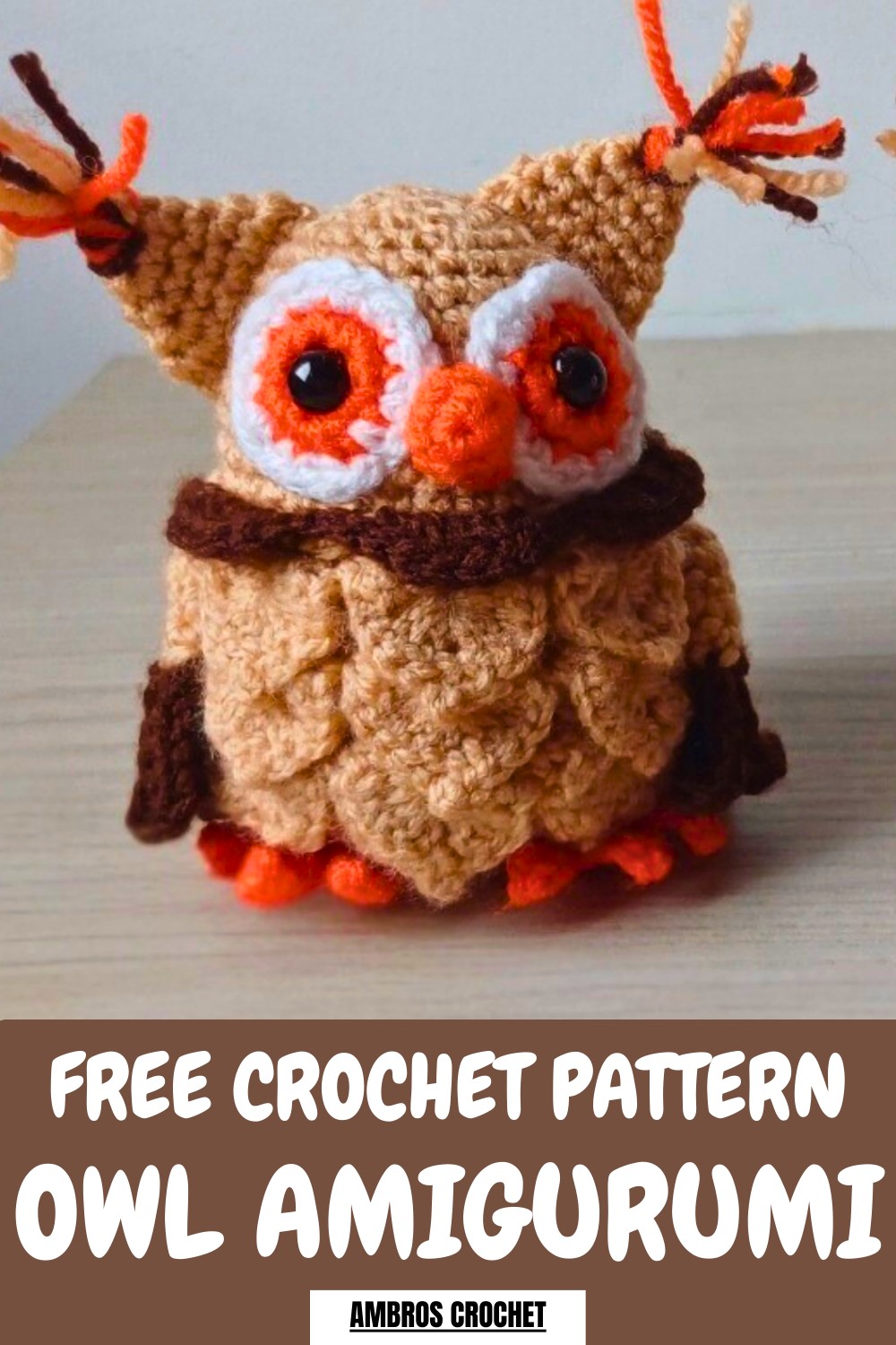 Crochet Owl Amigurumi Pattern