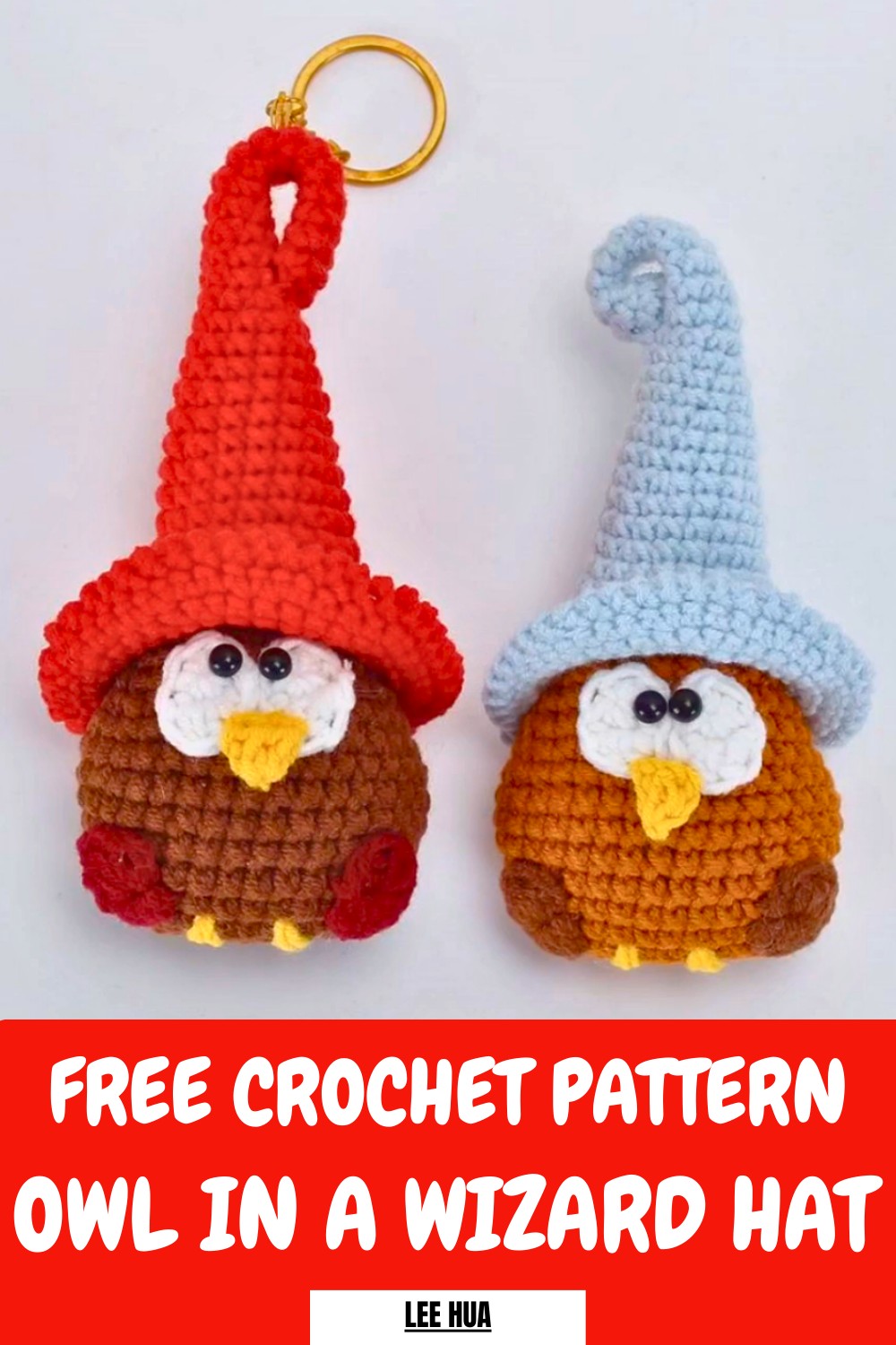 Crochet Owl In A Wizard Hat Pattern