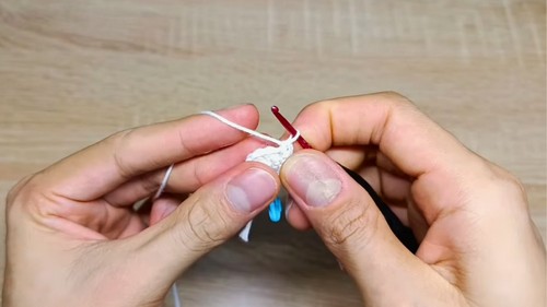 Crochet Panda Keychain Pattern 1