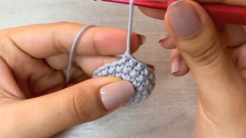 Crochet Penguin Keychain Pattern 2