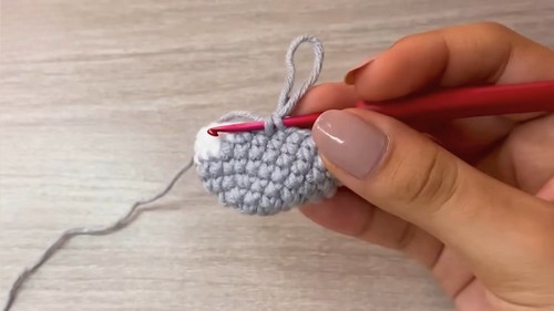 Crochet Penguin Keychain Pattern 3