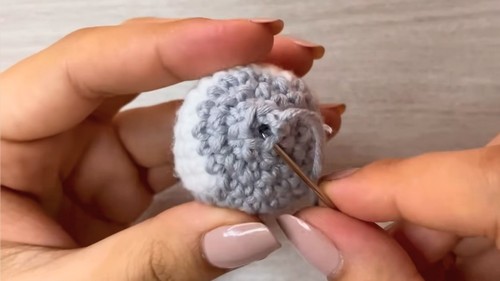 Crochet Penguin Keychain Pattern 5