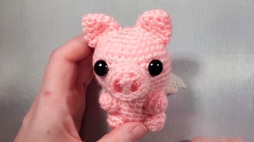 Crochet Pig With Wings Amigurumi Pattern 8