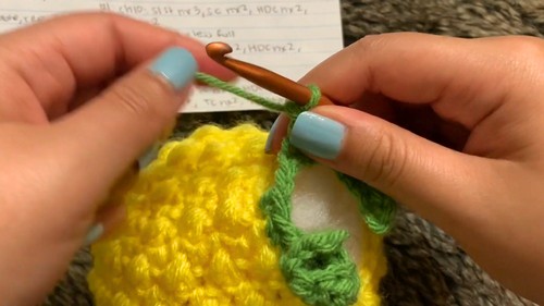 Crochet Pineapple Amigurumi Pattern 6