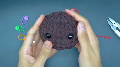 Crochet Plush Bear Head Pattern 4