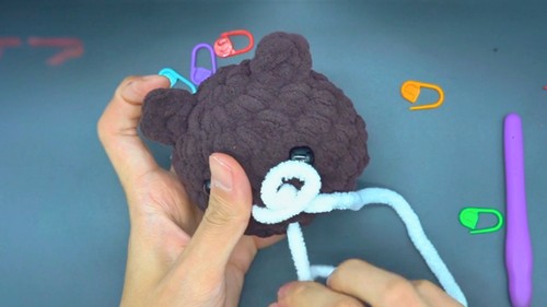 Crochet Plush Bear Head Pattern 6