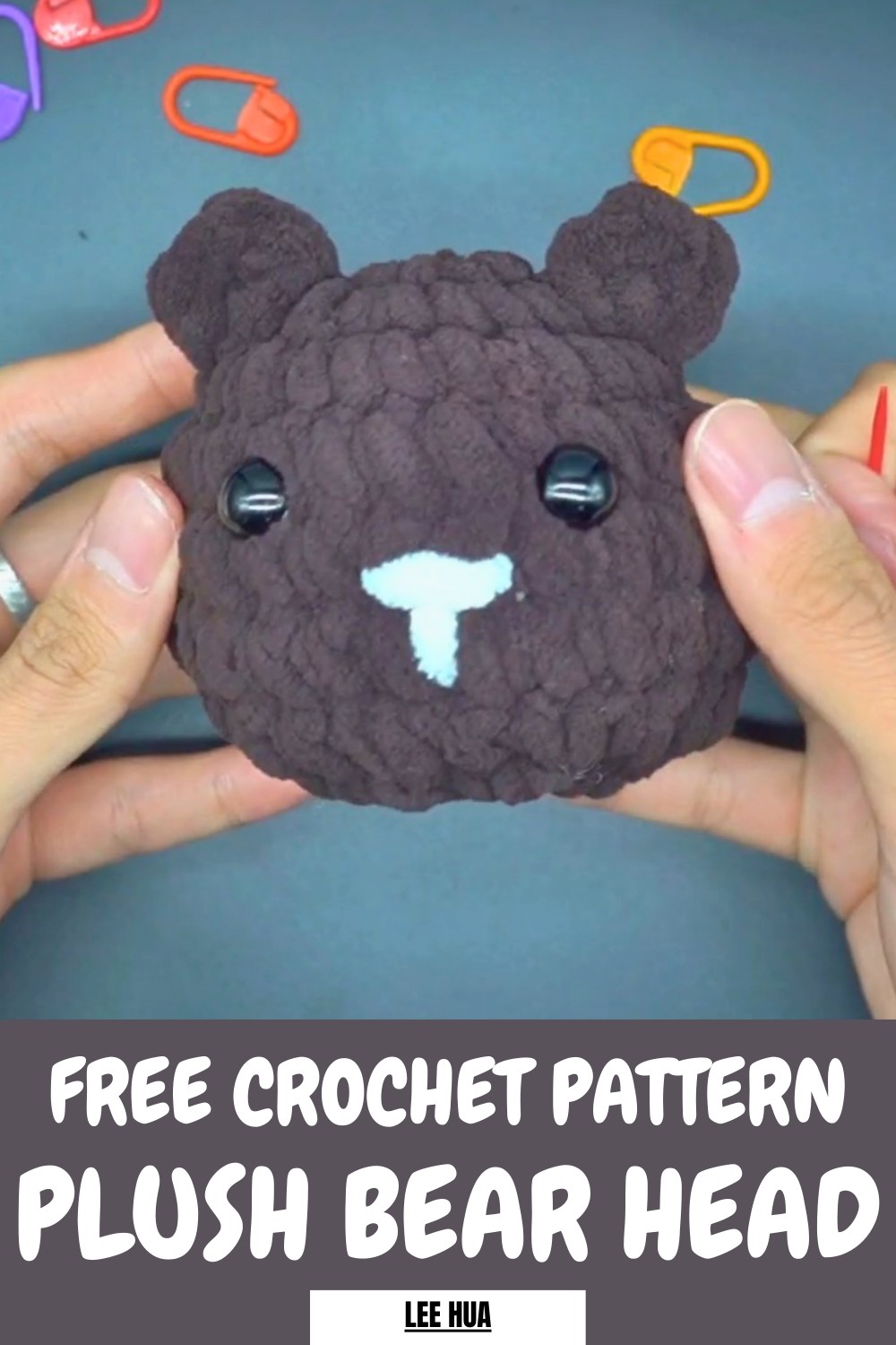 Crochet Plush Bear Head Pattern