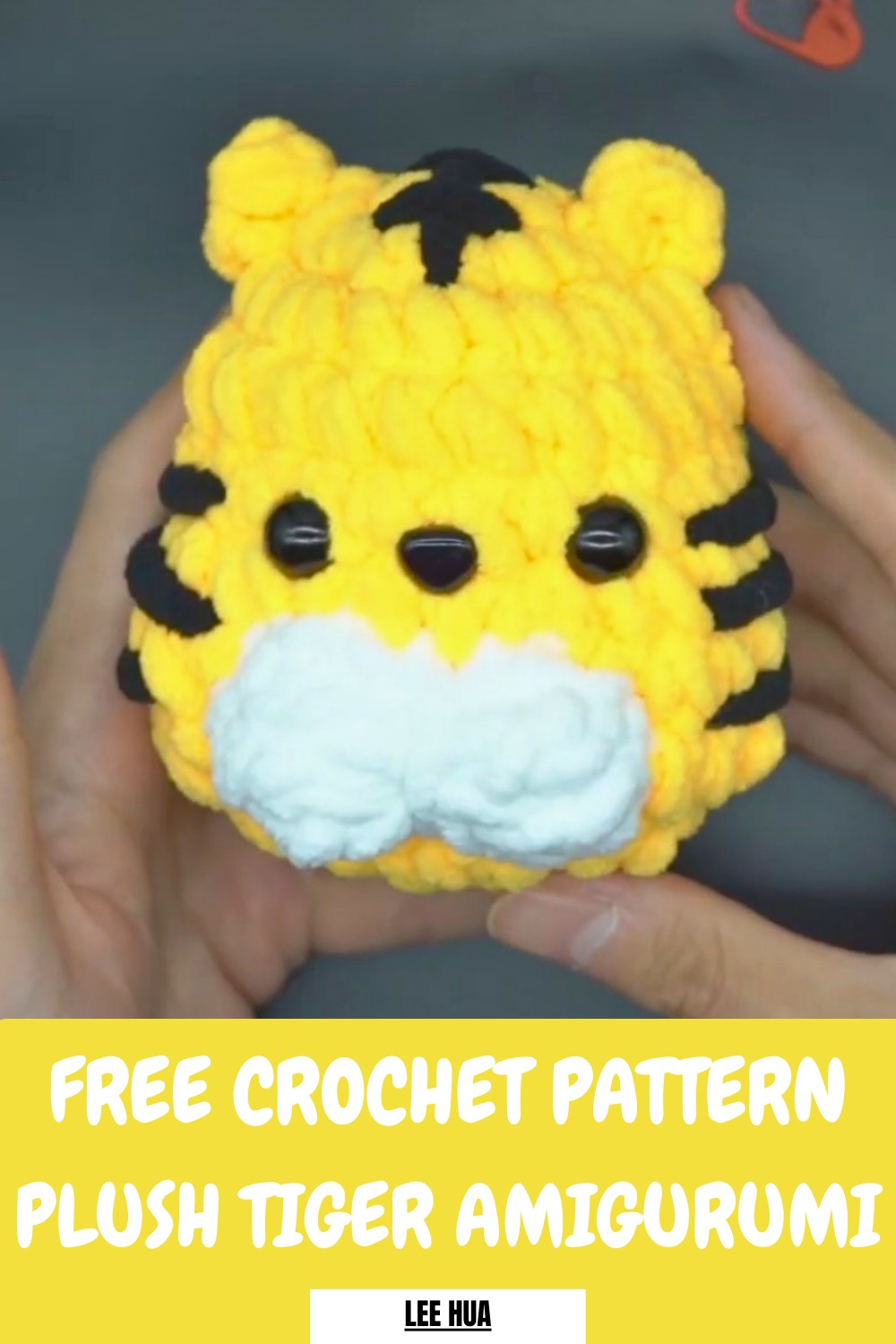 Crochet Plush Tiger Amigurumi Pattern
