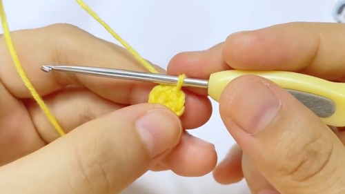 Crochet Poached Egg Pattern 1