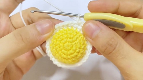 Crochet Poached Egg Pattern 6