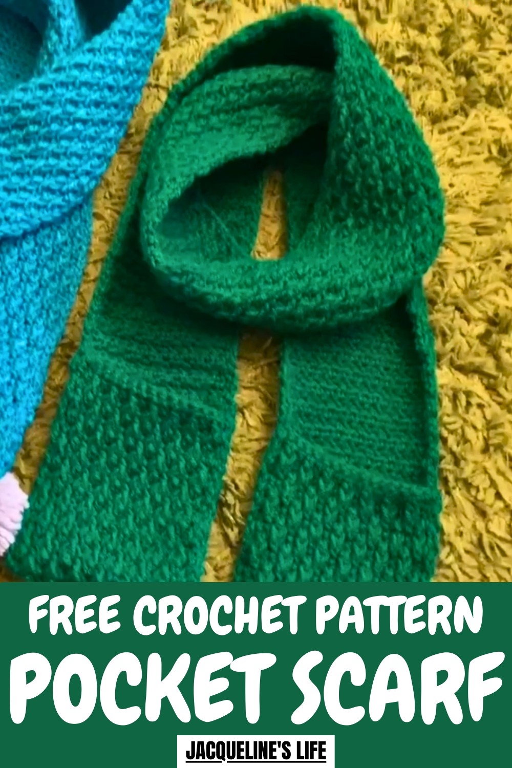 Crochet Pocket Scarf Pattern