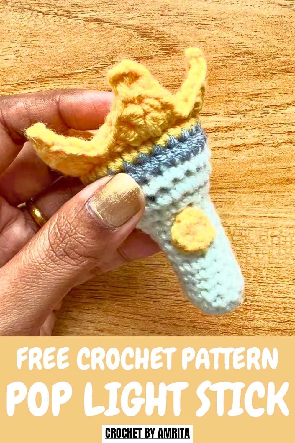Crochet Pop Light Stick Pattern
