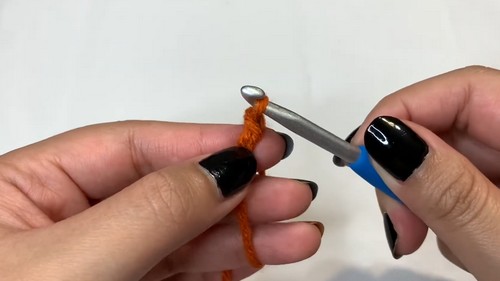 Crochet Pumpkin Treat Bag Pattern 1